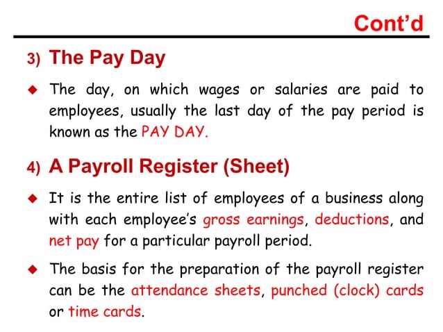 Fundamentals of Accounting II, Chapter 3 payroll.pptx | Personal Taxes ...