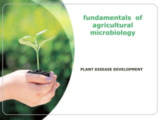 fundamentals of
agricultural
microbiology
PLANT DISEASE DEVELOPMENT
 