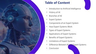 Fundamentals of Artificail Intelligence, Expert Systems.pptx