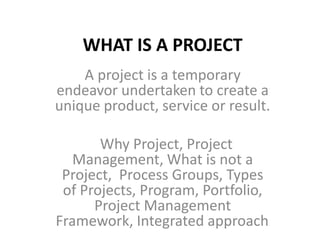 Fundamentals of aviation project management | PPTX