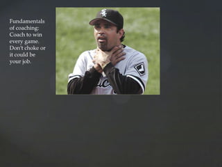 Fundamentals of baseball