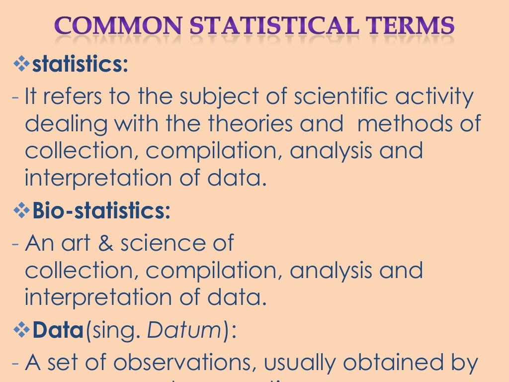 Fundamentals of biostatistics