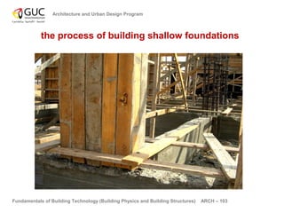 Fundamentals of building technology 04 | PPT