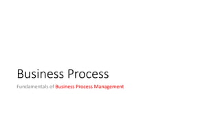 Fundamentals of business process management and BPMN | PDF