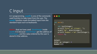 Fundamentals of C,Data types, Decision Structure and Loops.pptx