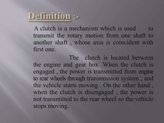 Clutch Terminology & Definitions