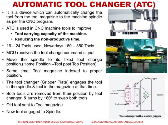 FUNDAMENTALS OF CNC & PART PROGRAMMING - UNIT - 4 CAD&M