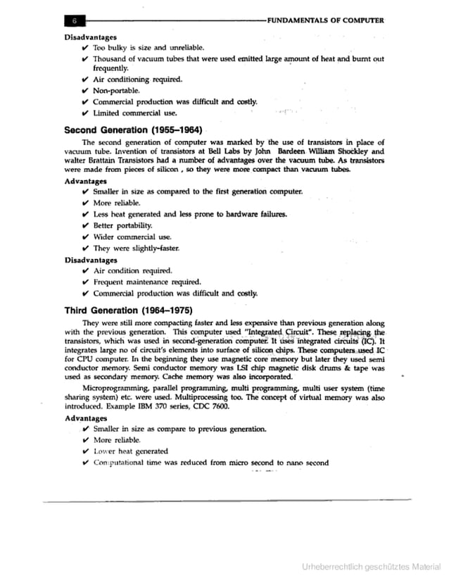 Fundamentals of computer | PDF