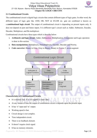 Mysore Vidya Vikas College Sex Since - Fundamentals of Computer 20CS11T Chapter 2.pdf