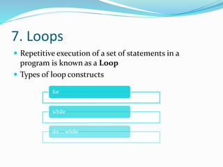 Fundamentals of computer programming by Dr. A. Charan Kumari | PPT