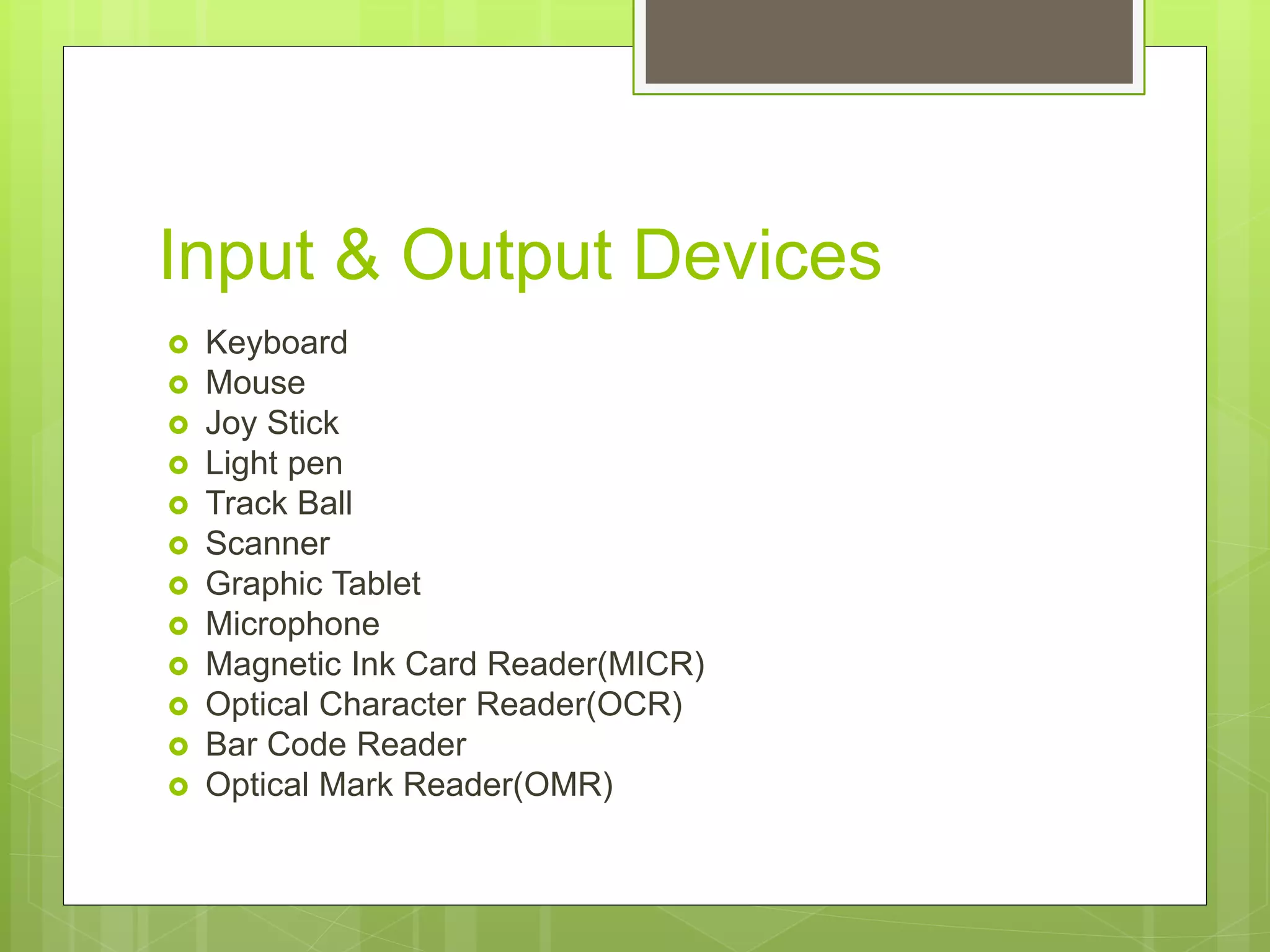 Fundamentals of computers | PPT