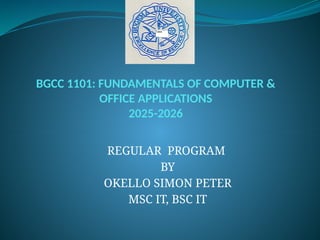 Comprehensive Fundamentals of Computer and Office Applications for 2025 ...