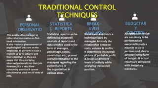 FUNDAMENTALS OF CONTROL : A REPORT FOR EPM EPORT FOR | PPTX