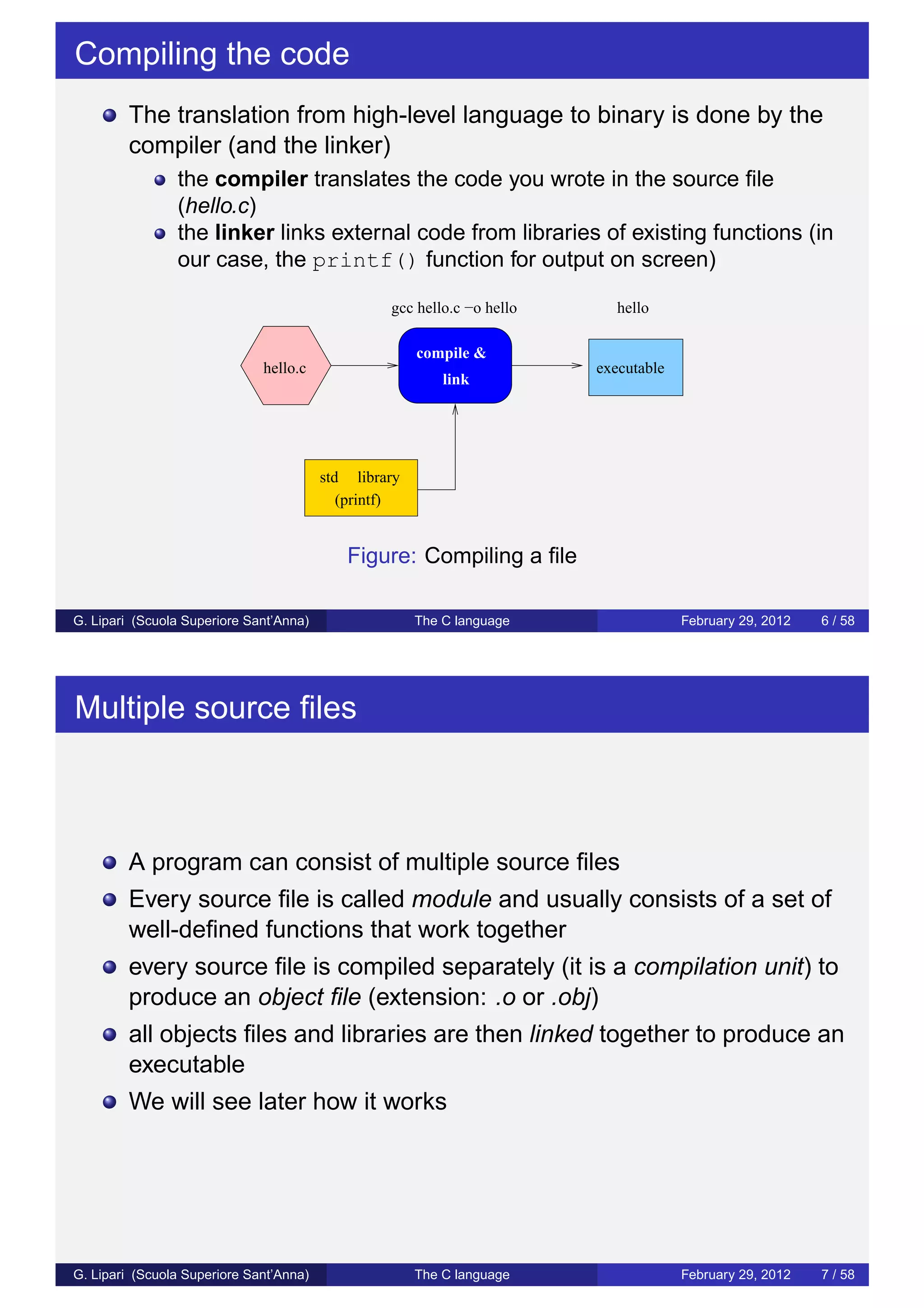 Fundamentals of c programming | PDF