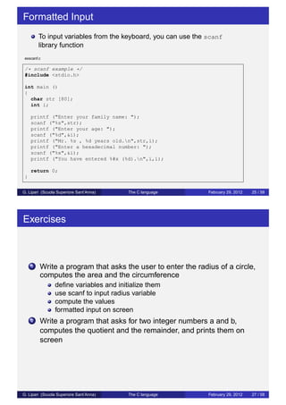 Fundamentals of c programming | PDF | Programming Languages | Computing