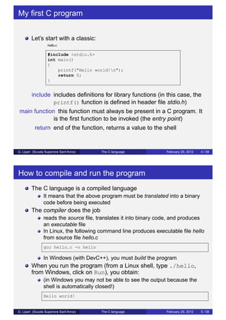 Fundamentals of c programming | PDF | Programming Languages | Computing