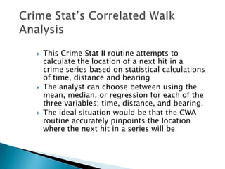 Fundamentalsof Crime Mapping Tactical Analysis Concepts | PPTX