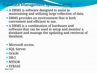Das Base System Fundamentals of data base system......ppt