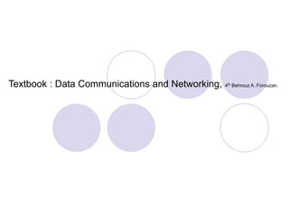 Fundamentals of data network | PPT