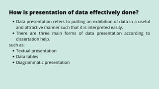 Fundamentals of data presentation | PPT