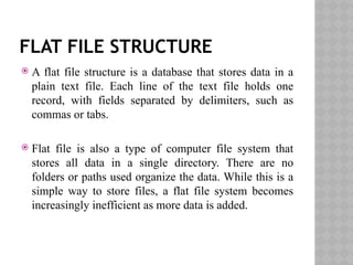 Fundamentals of data storage – basic file structures (1).pptx | Free ...