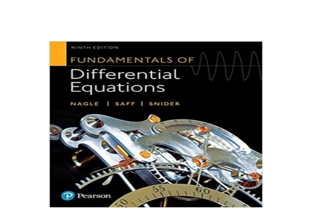 fundamentals of differential equations 9th edition pdf free download