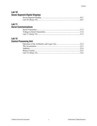 Fundamentals of digital electronics | PDF