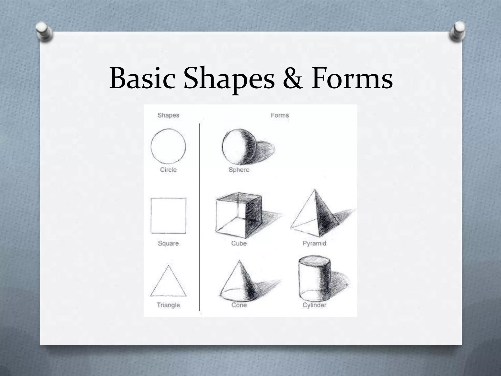 Basic Shapes & Forms

 