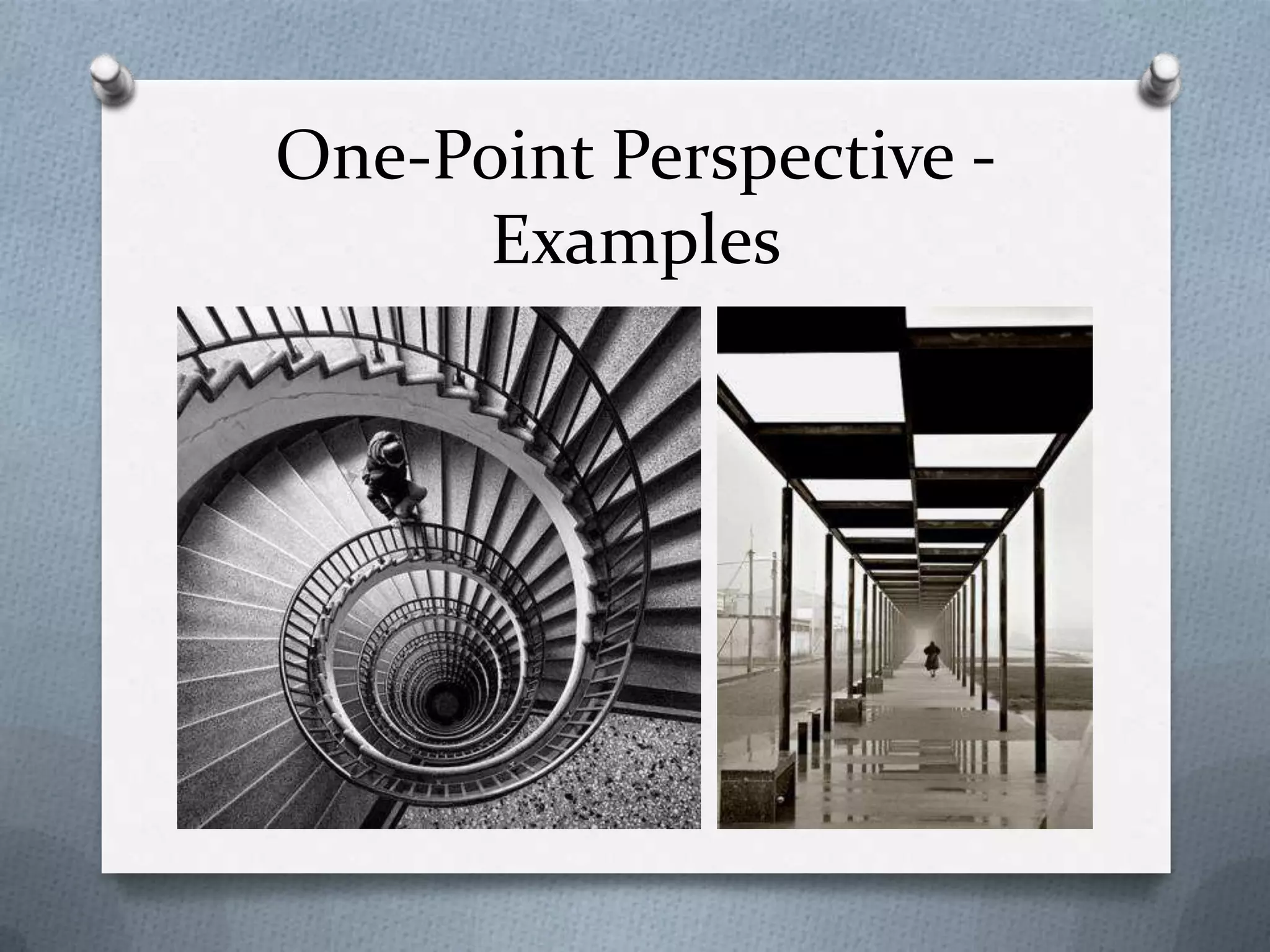 One-Point Perspective Examples

 