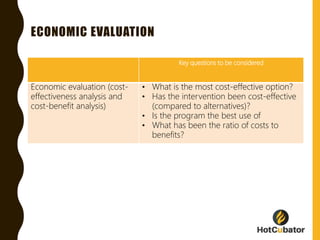 Fundamentals of Program Evaluation | PPTX