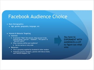 Fundamentals of Facebook Advertising