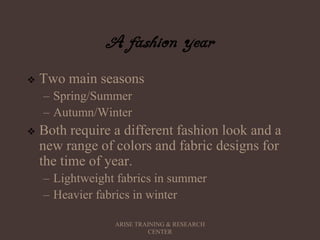Fundamentals of fashion | PPSX