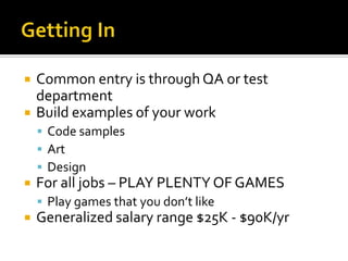 Fundamentals of game development overview | PPT