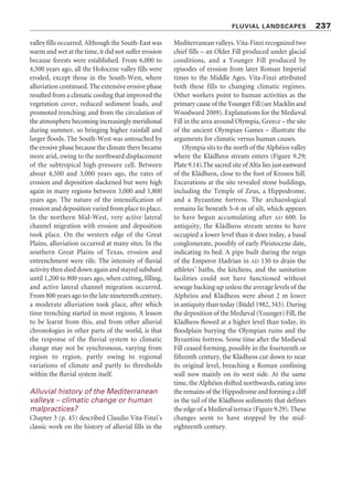 FLUVIAL LANDSCAPES 235
 