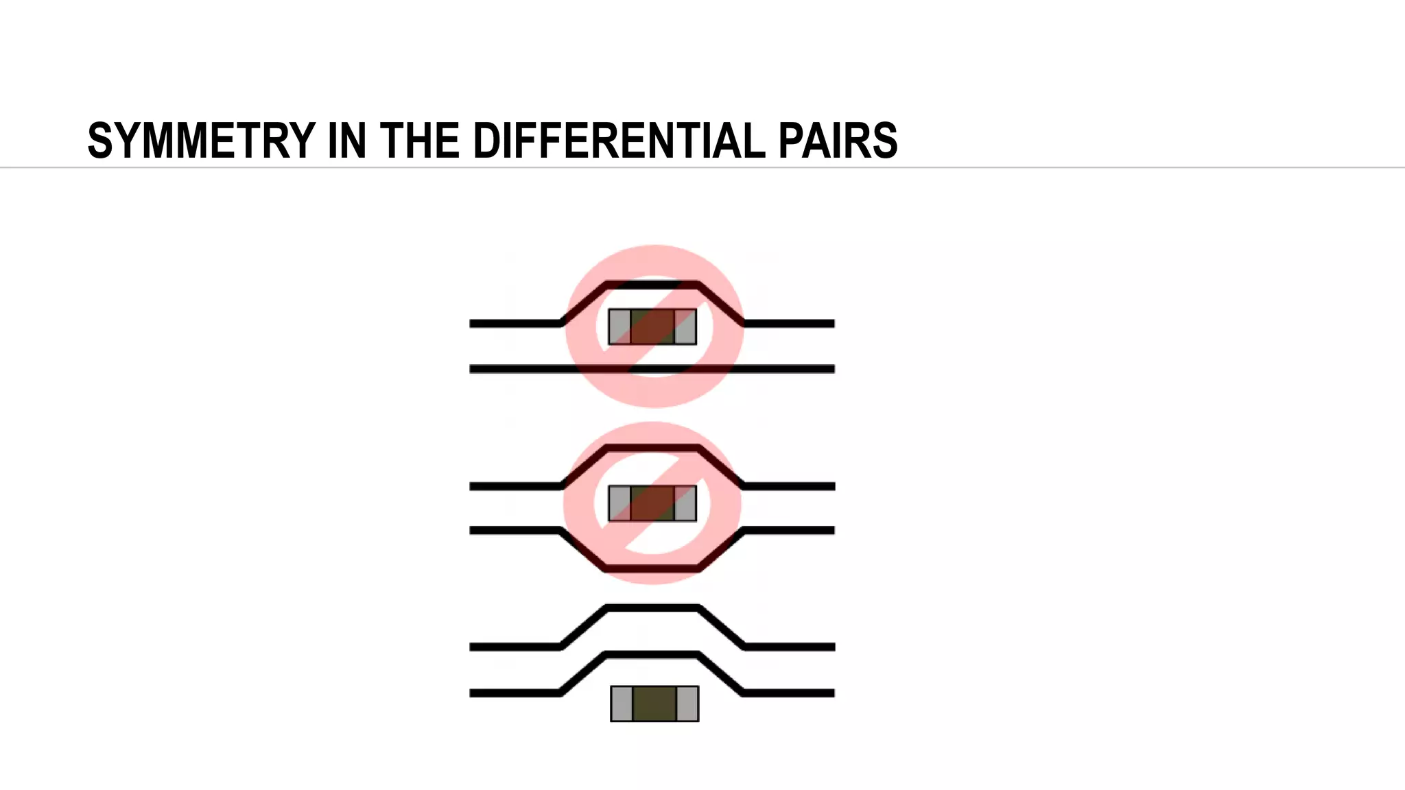 SYMMETRY IN THE DIFFERENTIAL PAIRS
 