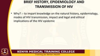 Fundamentals of hiv and aids | PPT