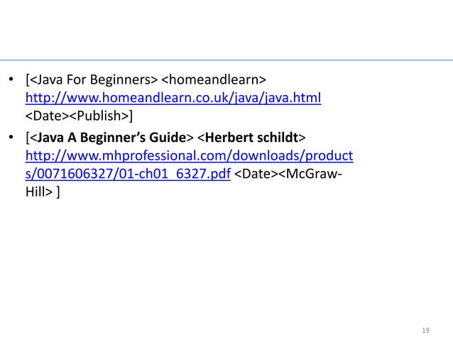 Fundamentals of java --- version 2 | PPT