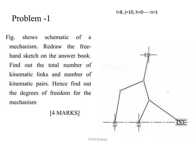 Fundamentals of kinematics and mechanisms | PPTX