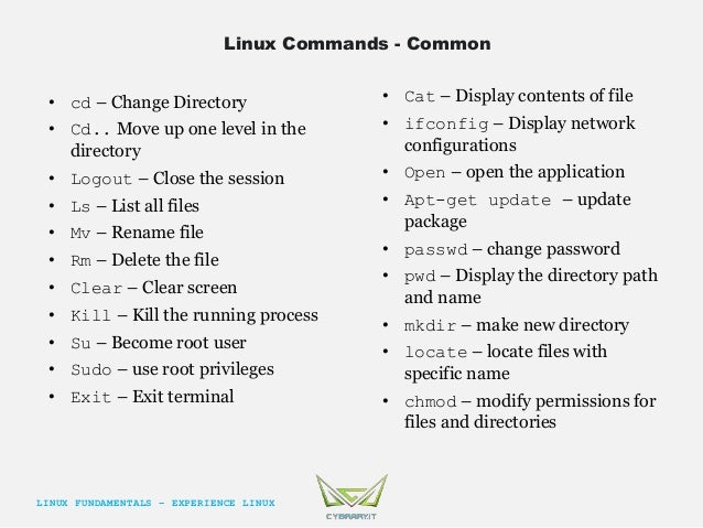 Fundamentals of Linux