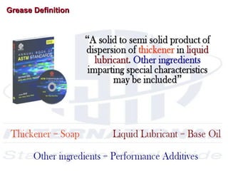 Grease Def Fundamentals of Lubricants details about lubricant process starting ...