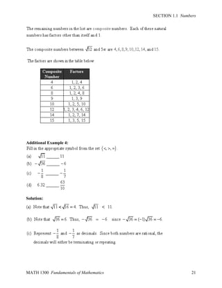 SECTION 1.1 Numbers

Additional Example 4:

Solution:

MATH 1300 Fundamentals of Mathematics

21

 