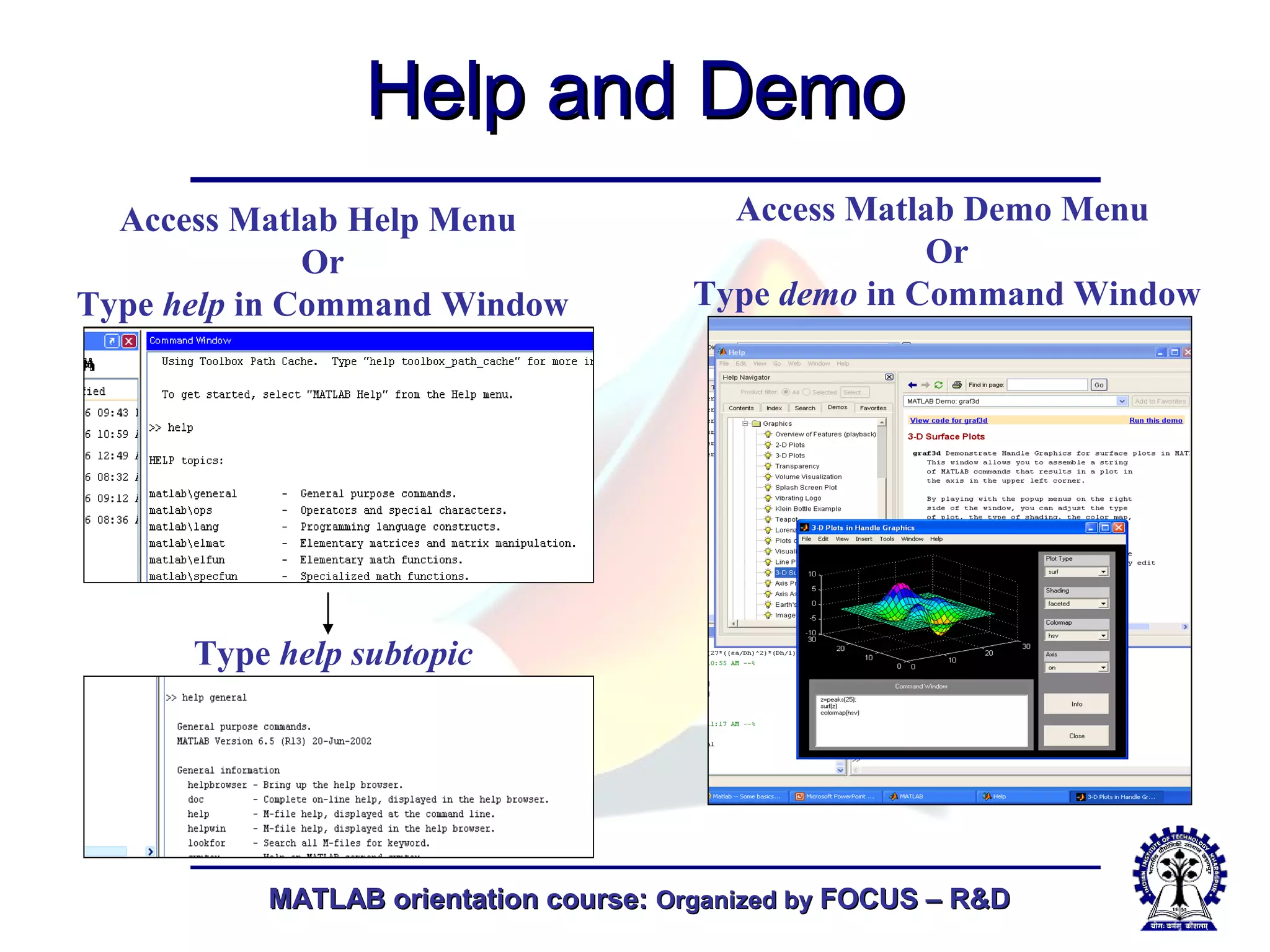 Fundamentals of matlab | PPT