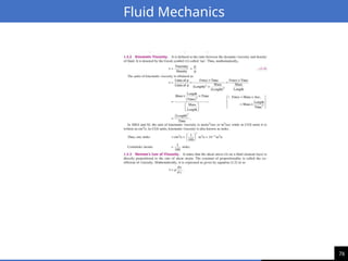 76
Fluid Mechanics
 