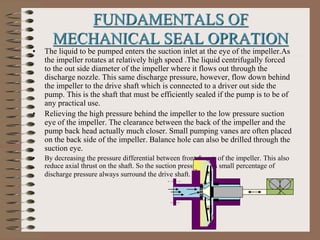 Fundamentals of mechanical seals | PPTX