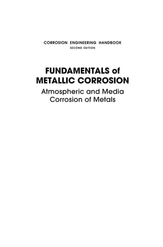 Fundamentals of metallic corrosion | PDF