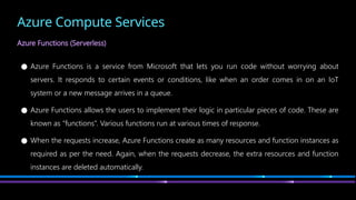 Fundamentals of Microsoft Azure: AZ-900 | PPTX