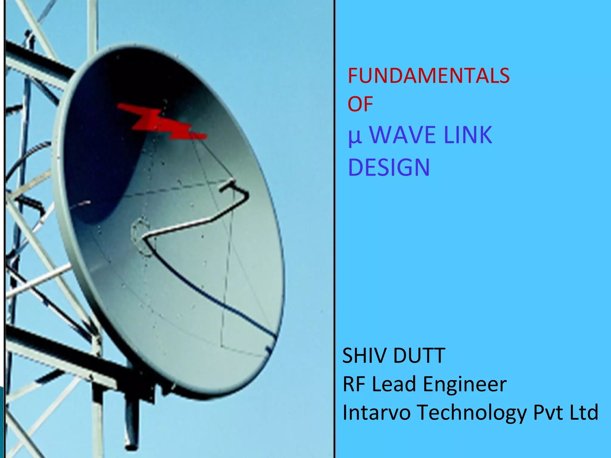 Fundamentals of microwave link design | PPT