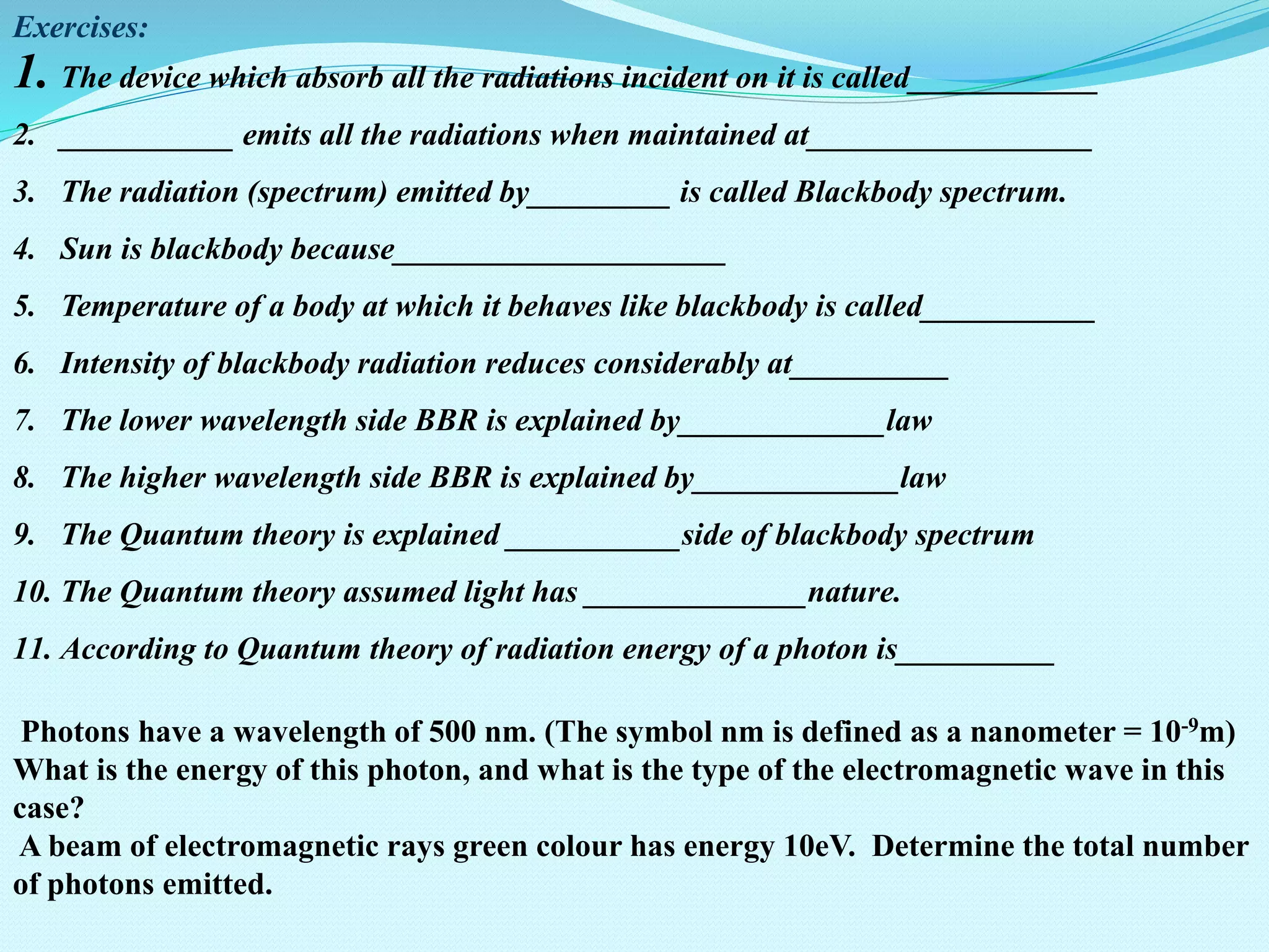 Fundamentals of modern physics, the de-Broglie hypothesis