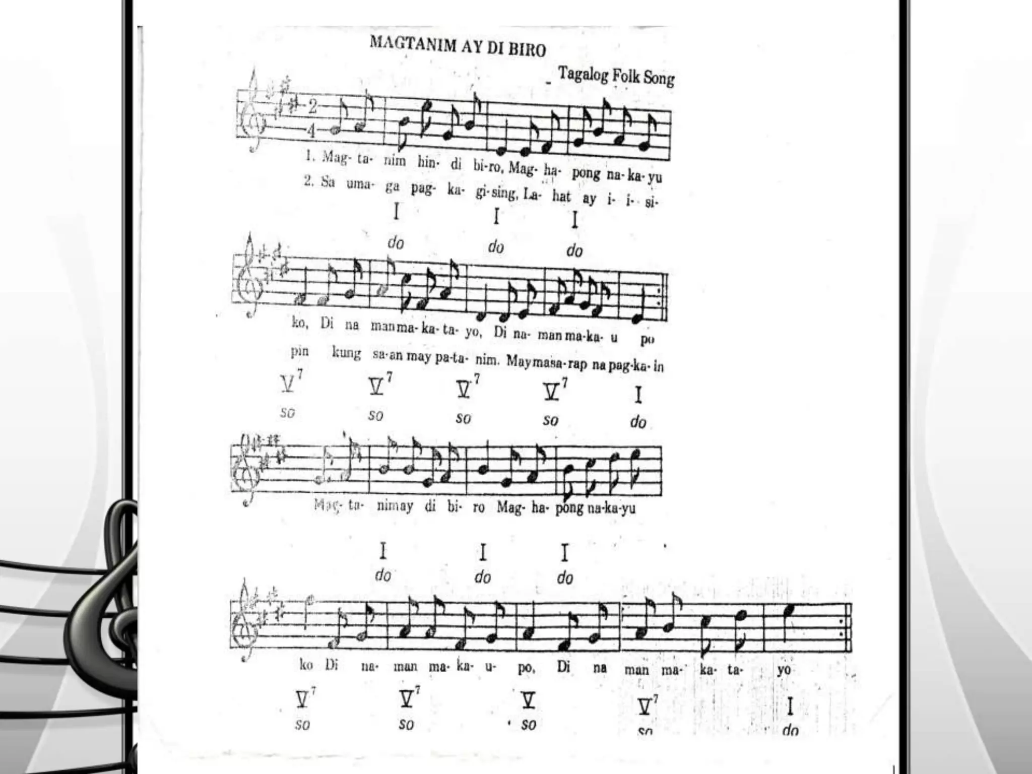 Fundamentals of music