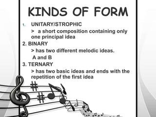 Example Of Strophic Form In Music Fundamentals of music | PPTX